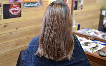 清水町美容院Peco(ペコ)セルフカラーでムラになってしまった髪の毛をインナーカラーありのアッシュ系に…ブログ